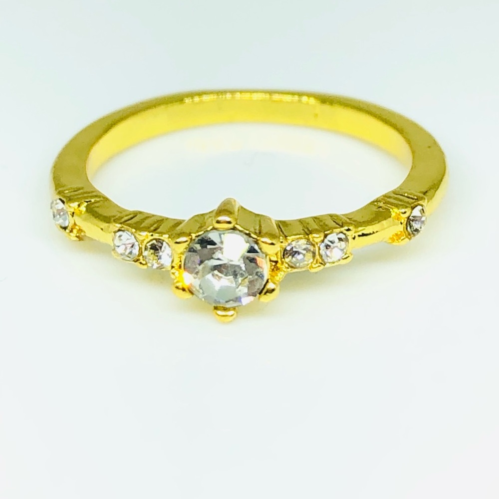 18kyellow Gold Filled Petite Stackable Ring - image 5